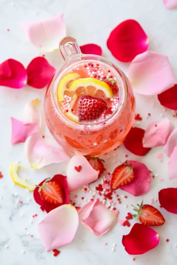 20 Valentine's Day Drinks That'll Make Your Toast Extra Special 20 Love Potion Pink Lemonade Fizz