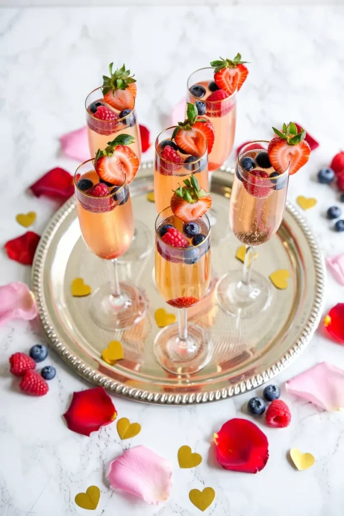 20 Valentine's Day Drinks That'll Make Your Toast Extra Special 13 Mock Champagne Punch