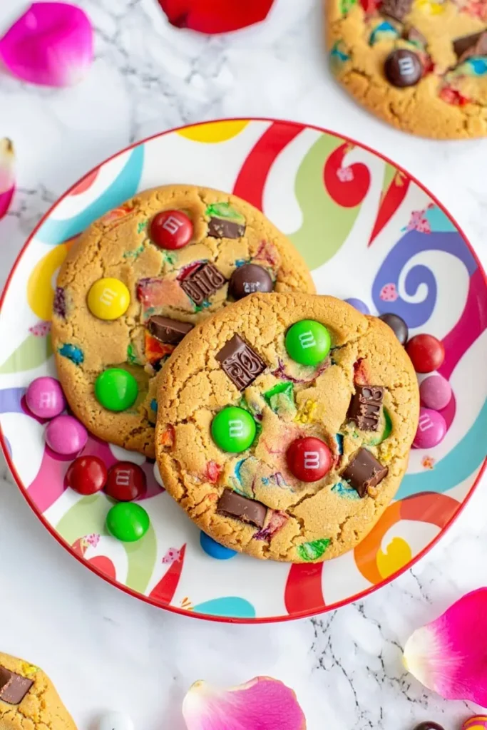 Monster Peanut Butter MM Cookies