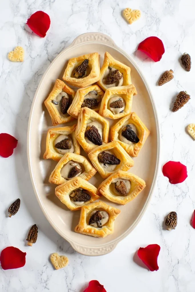 Morel Mushroom VolauVents with Cream Sauce