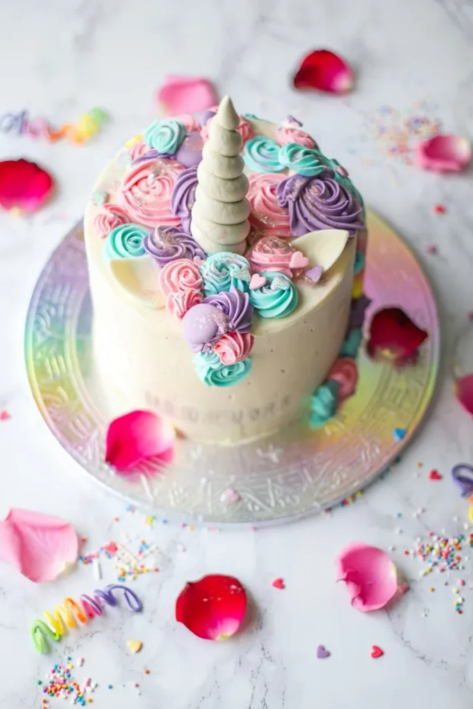 20 Valentine's Day Cake Decorating Ideas That'll Turn Your Bake into Art 21 Mythical Unicorn Horn Spiral Topper