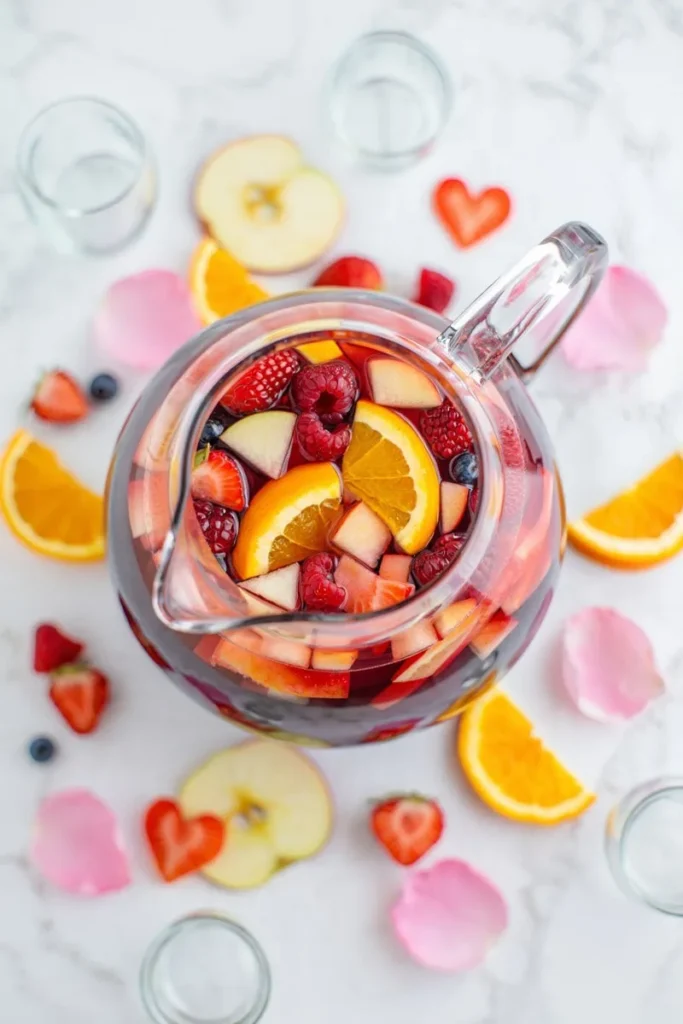 20 Valentine's Day Drinks That'll Make Your Toast Extra Special 9 NonAlcoholic Sangria