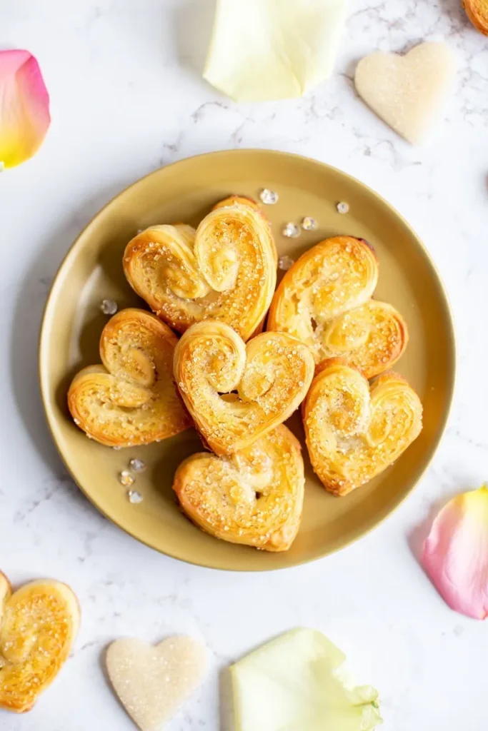 20 Easy Valentine's Day Snacks That'll Keep the Love Flowing All Day 17 Palmiers Heart Shaped