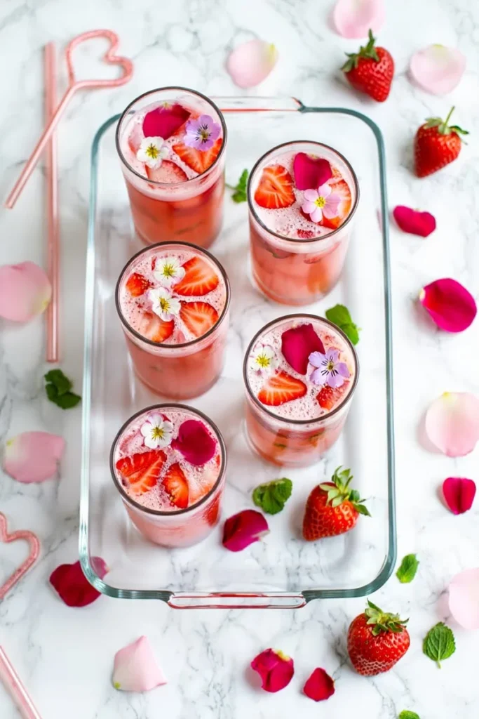 Pink Cloud Punch Mocktail