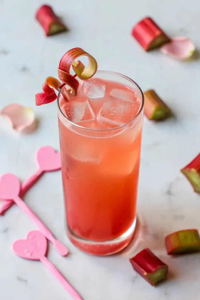 Rhubarb Gin Highball
