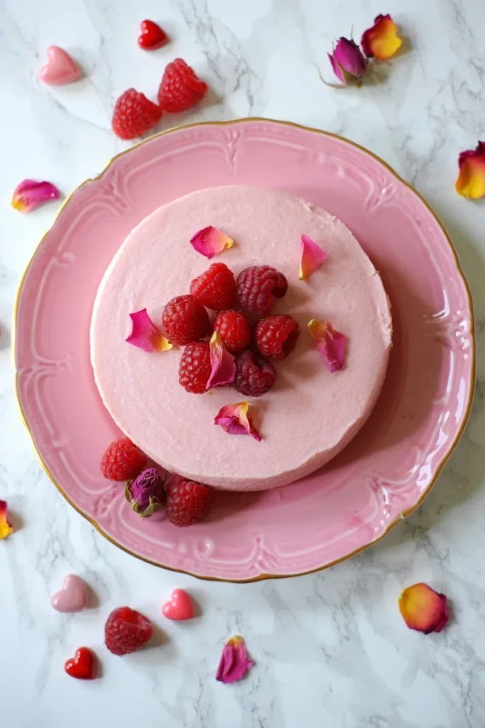 20 Romantic Valentine's Day Cakes That'll Make Hearts Skip a Beat 4 Rosewater and Raspberry Sponge with Rose Petals