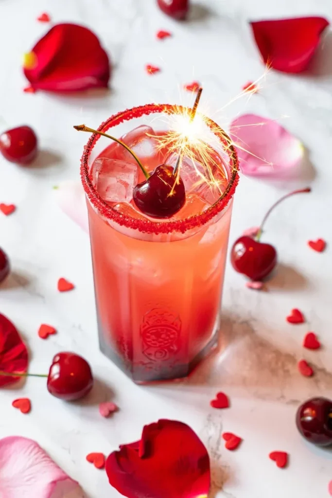 20 Valentine's Day Drinks That'll Make Your Toast Extra Special 10 Shirley Temple with Cherry Bomb