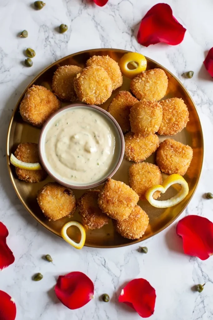 Sweetbread Nuggets with Lemon Caper Aioli