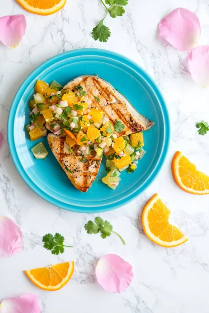 20 Romantic Valentine's Day Dinner Ideas That'll Set the Mood Perfectly 8 Swordfish with Citrus Salsa