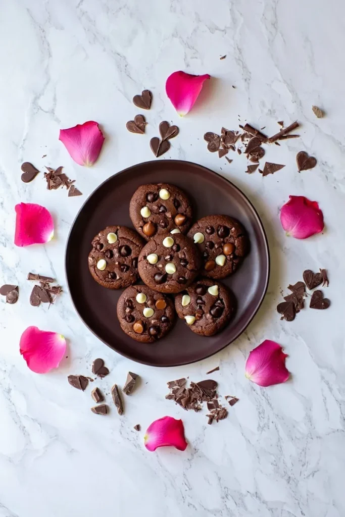 Triple Chocolate Cookies