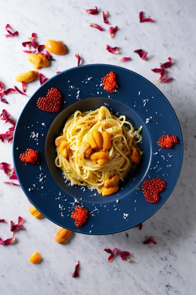 20 Romantic Valentine's Day Dinner Ideas That'll Set the Mood Perfectly 9 Uni Carbonara Pasta