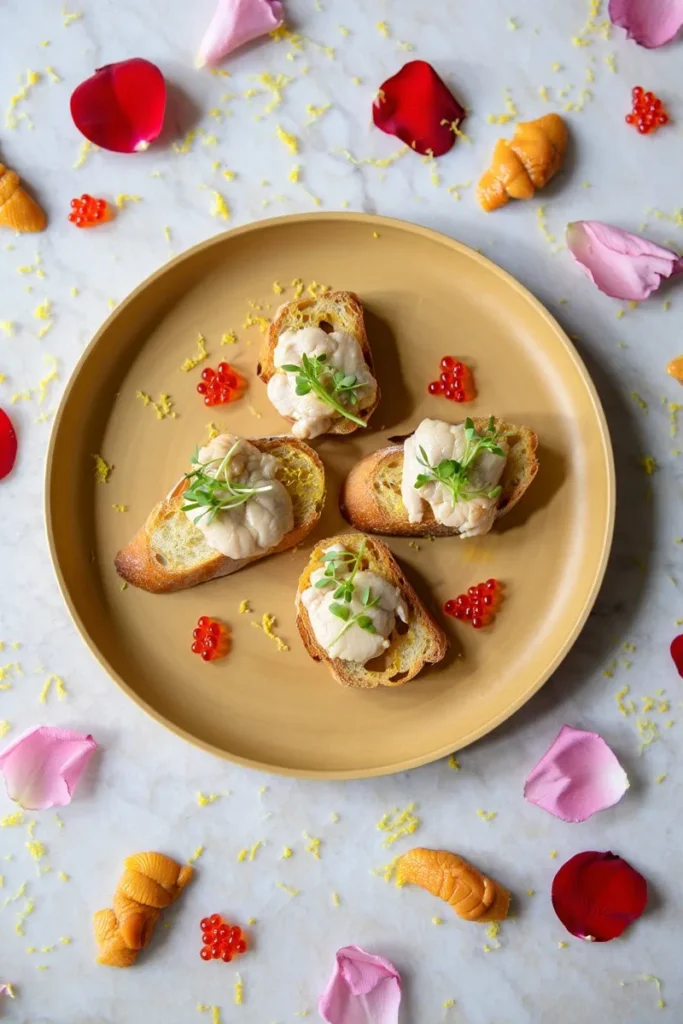 Uni Sea Urchin Toasts