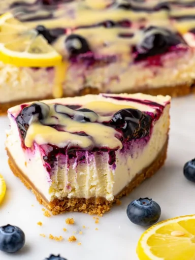 Lemon Blueberry Cheesecake