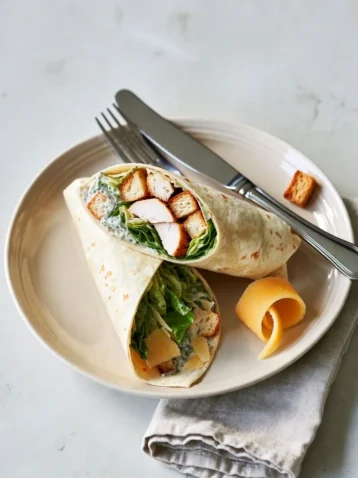 Caesar Salad Wrap 1 1