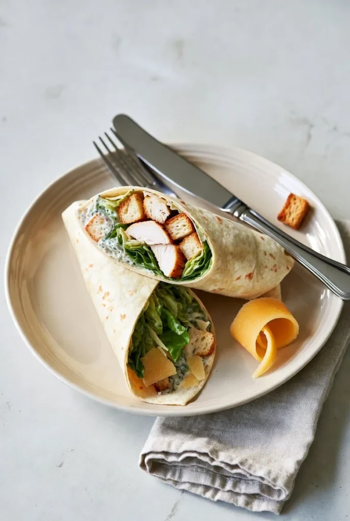 Caesar Salad Wrap 1 1