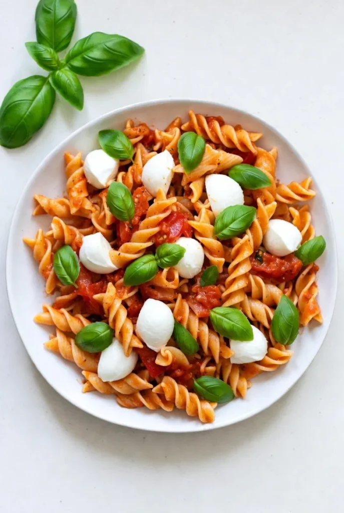 School Lunch Ideas for Picky Eaters 11 Caprese Pasta Salad