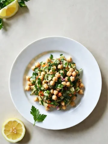 Chickpea Salad: A Refreshing and Healthy Summer Lunch Option 6 Chickpea Salad