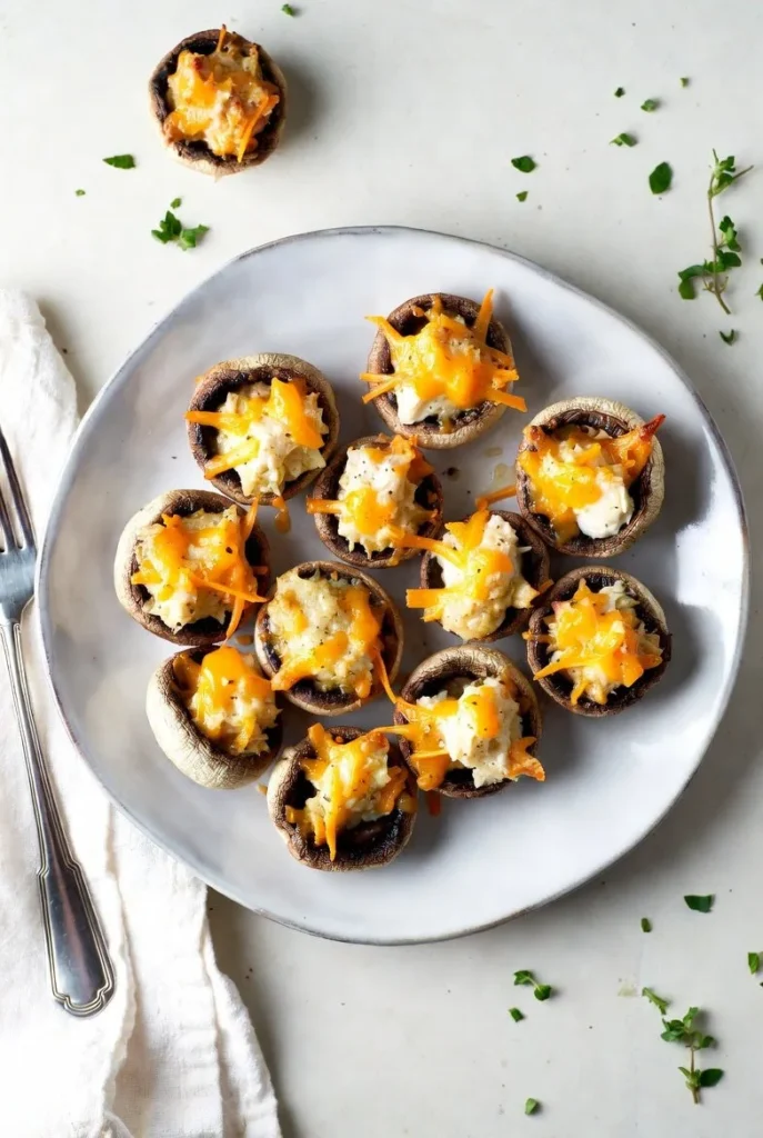 Crab Stuffed Mushrooms