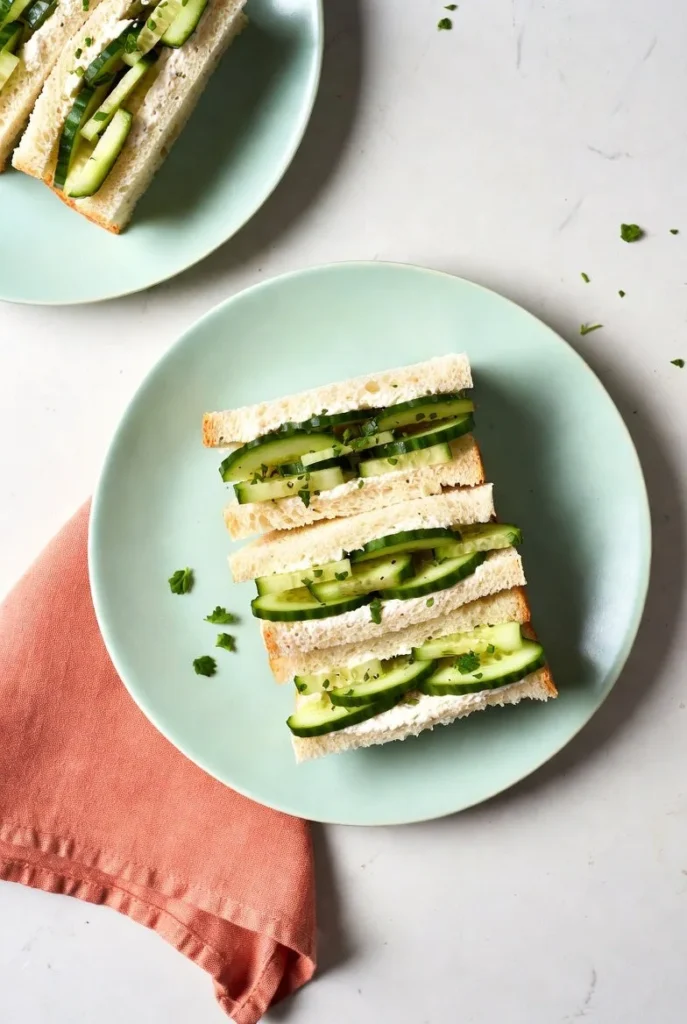 Back to School Lunch Box Ideas 5 Cucumber Sandwiches 1