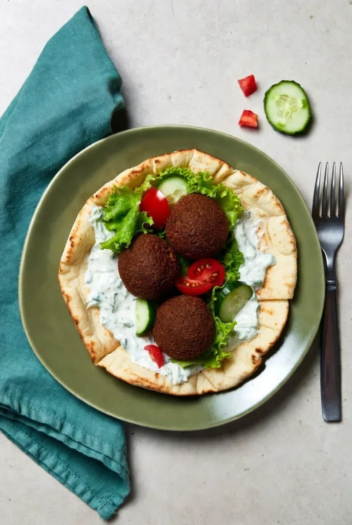 Easy Cold School Lunch Ideas 8 Falafel Wrap 2