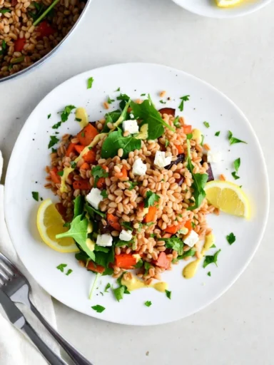 Farro Salad A Refreshing and Healthy Meal Option
