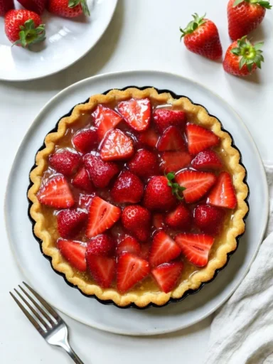 Fresh Strawberry Pie A Sweet and Tangy Masterpiece
