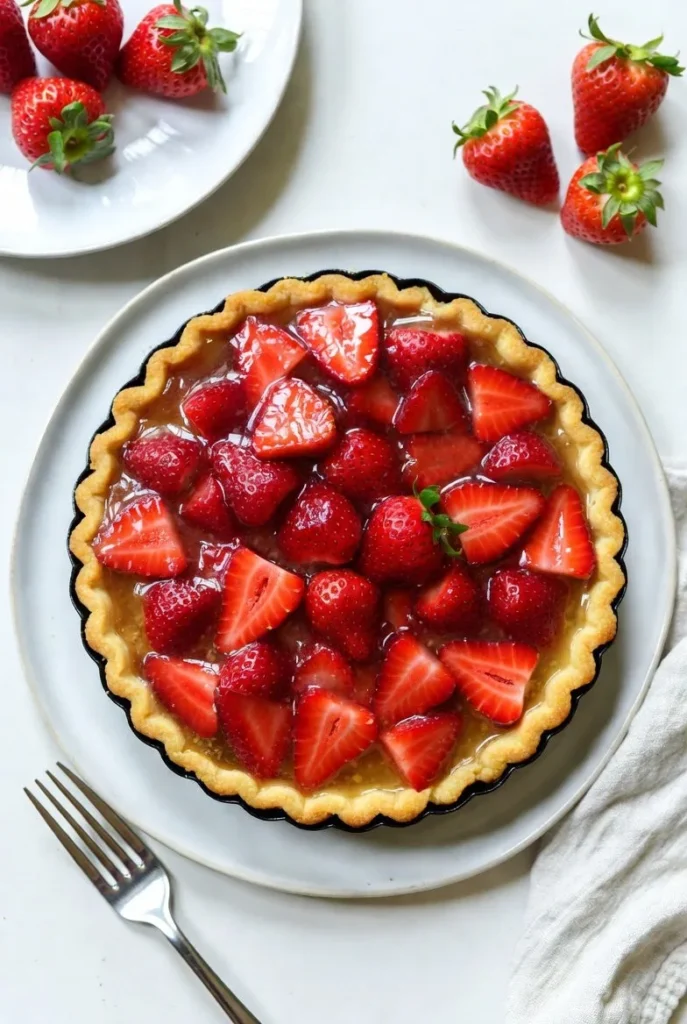 Fresh Strawberry Pie A Sweet and Tangy Masterpiece