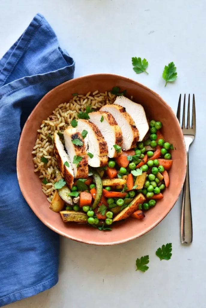 Aesthetic School Lunch Ideas 7 Grain Bowl 2
