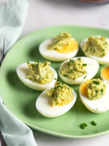 Green Deviled Eggs: A Fresh Twist on a Classic Appetizer 4 Green Deviled Eggs 1