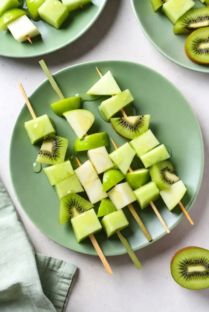 Green Fruit Skewers 1