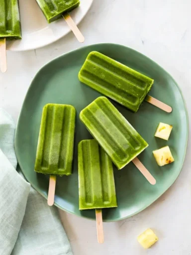 Green Smoothie Popsicles
