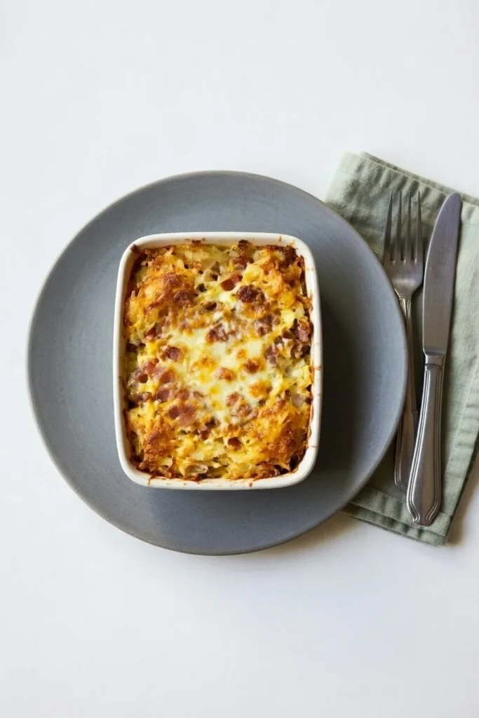 Quick Egg Breakfast Ideas 7 Hash Brown Egg Casserole 2