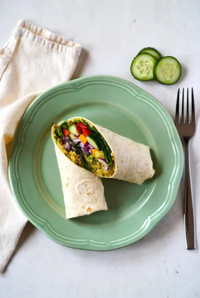 Back to School Lunch Box Ideas 8 Hummus Wrap 1
