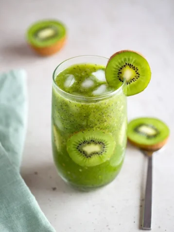 Kiwi Banana Green Smoothie: A Refreshing and Healthy Drink 4 Kiwi Banana Green Smoothie