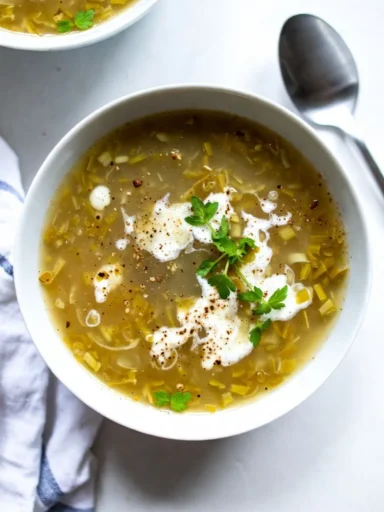 Leek Soup A Creamy and Delicious Potato Leek Soup Recipe