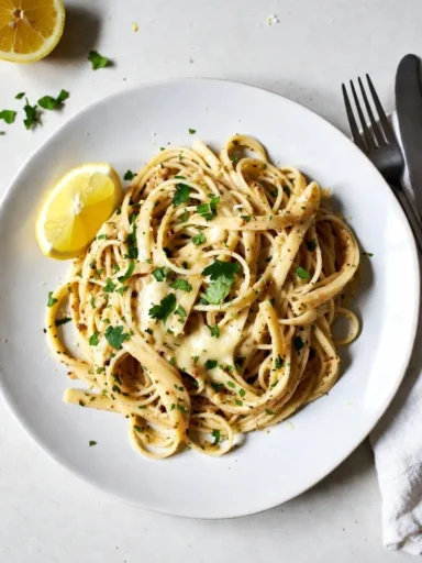 Lemon Garlic Pasta A Bright and Citrusy Twist on a Classic Dish