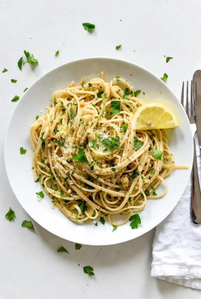 Light Pasta Recipes A Refreshing Lemon Butter Linguine