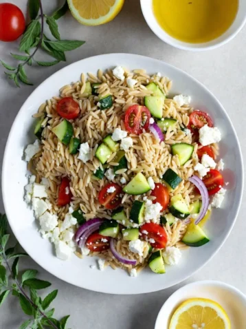 Orzo Salad: A Refreshing Greek-Inspired Dish 7 Orzo Salad