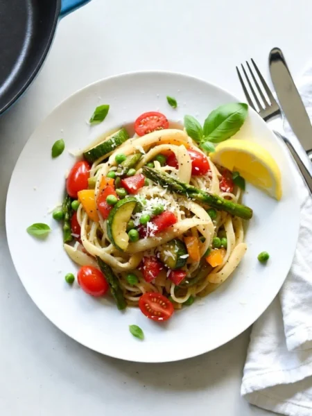 Pasta Primavera A Colorful Springtime Vegetable Pasta Recipe