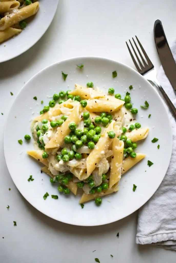 Pasta with Peas A Simple and Delicious Italian Recipe