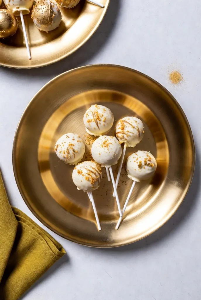 Pot of Gold Cake Pops cake pops coated