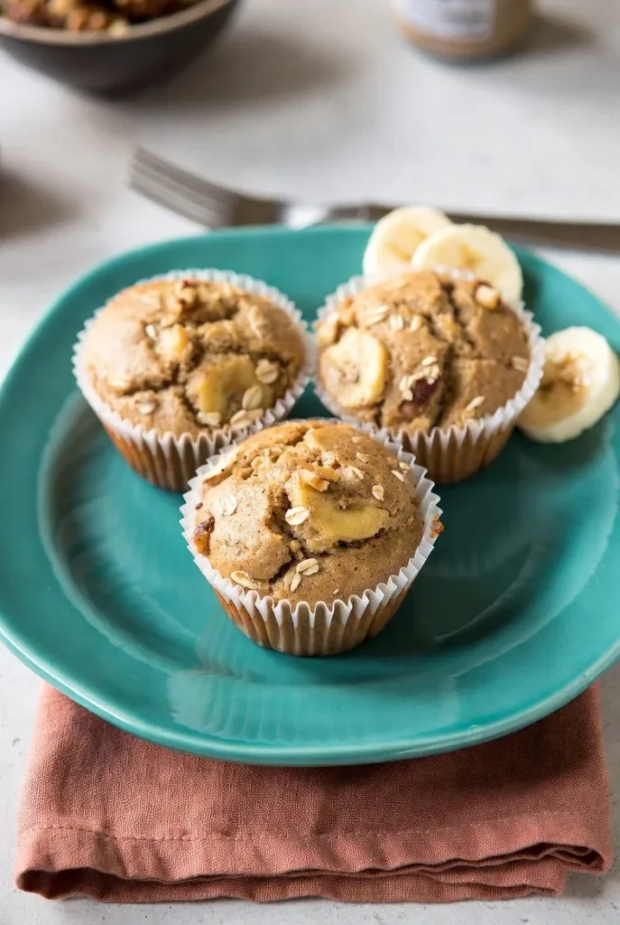 High Protein Quick Breakfast 10 Protein Banana Muffins 2