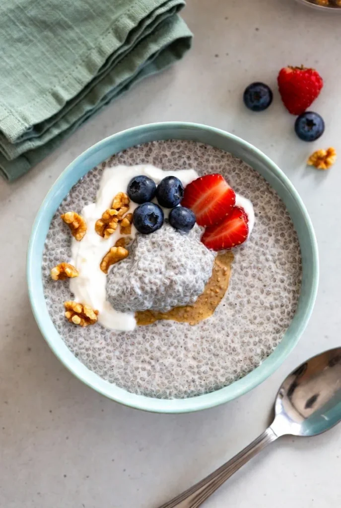 Quick Healthy Breakfast Meal Prep 5 Protein Chia Pudding 1