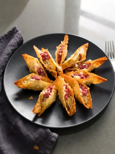 Reuben Wontons
