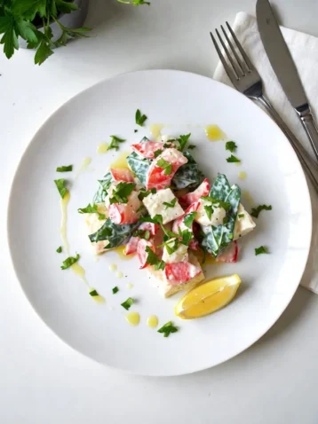 Seafood Salad A Refreshing Mix of Oceans Delights