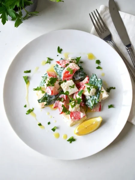 Seafood Salad A Refreshing Mix of Oceans Delights