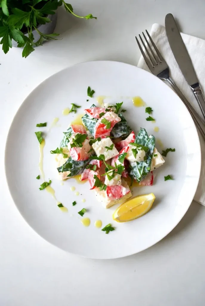 Seafood Salad A Refreshing Mix of Oceans Delights
