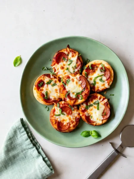 Shamrock Mini Pizzas