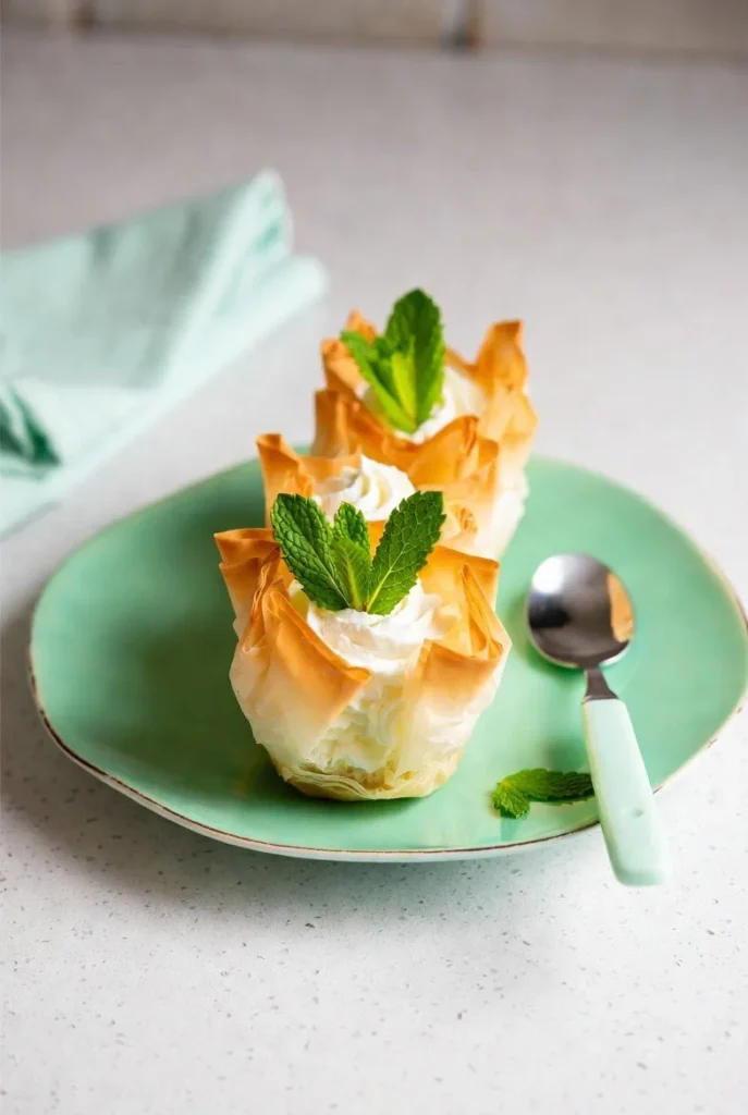 Shamrock Phyllo Cups