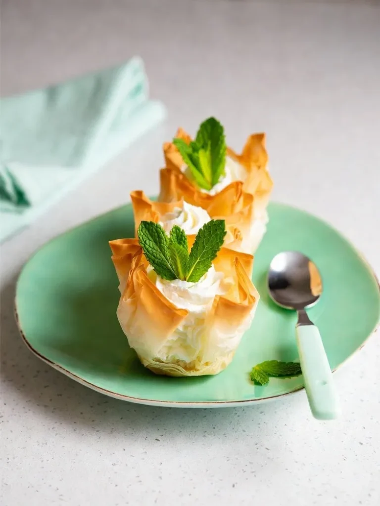 Shamrock Phyllo Cups
